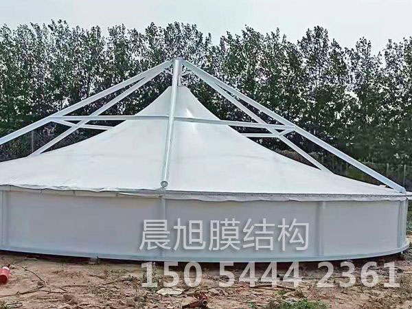 膜结构污水池加盖
